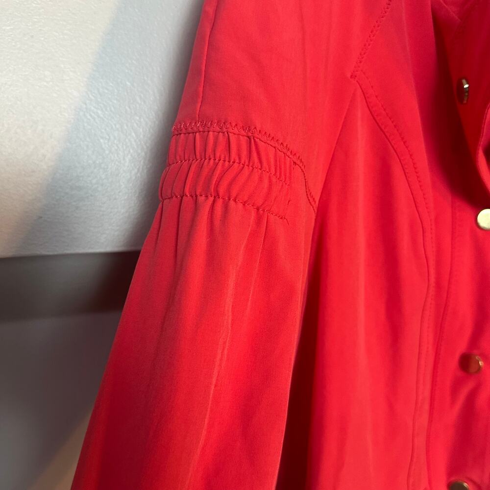 NWT Chico's Zenergy Neema Nadia Jacket Mai Tai Coral Red SZ 2 (Large/12) NEW - Picture 12 of 15